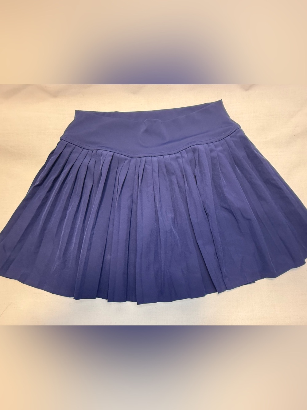 Love Poem Women's Pleated Mini Skirt with attached shorts - Navy Skort. Size S